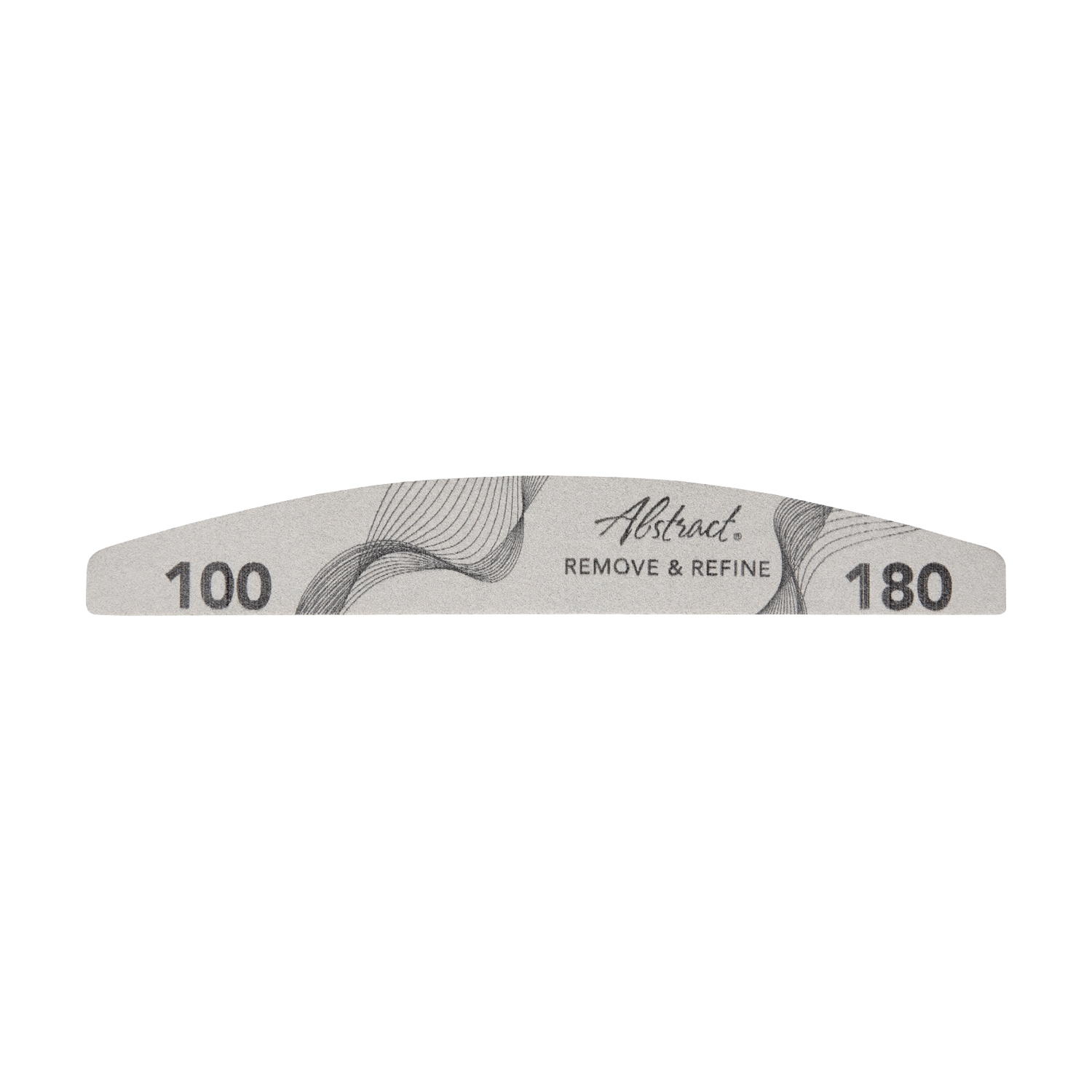 100/180 grit (st) HALFMOON REMOVE & REFINE File, Abstract | 255488