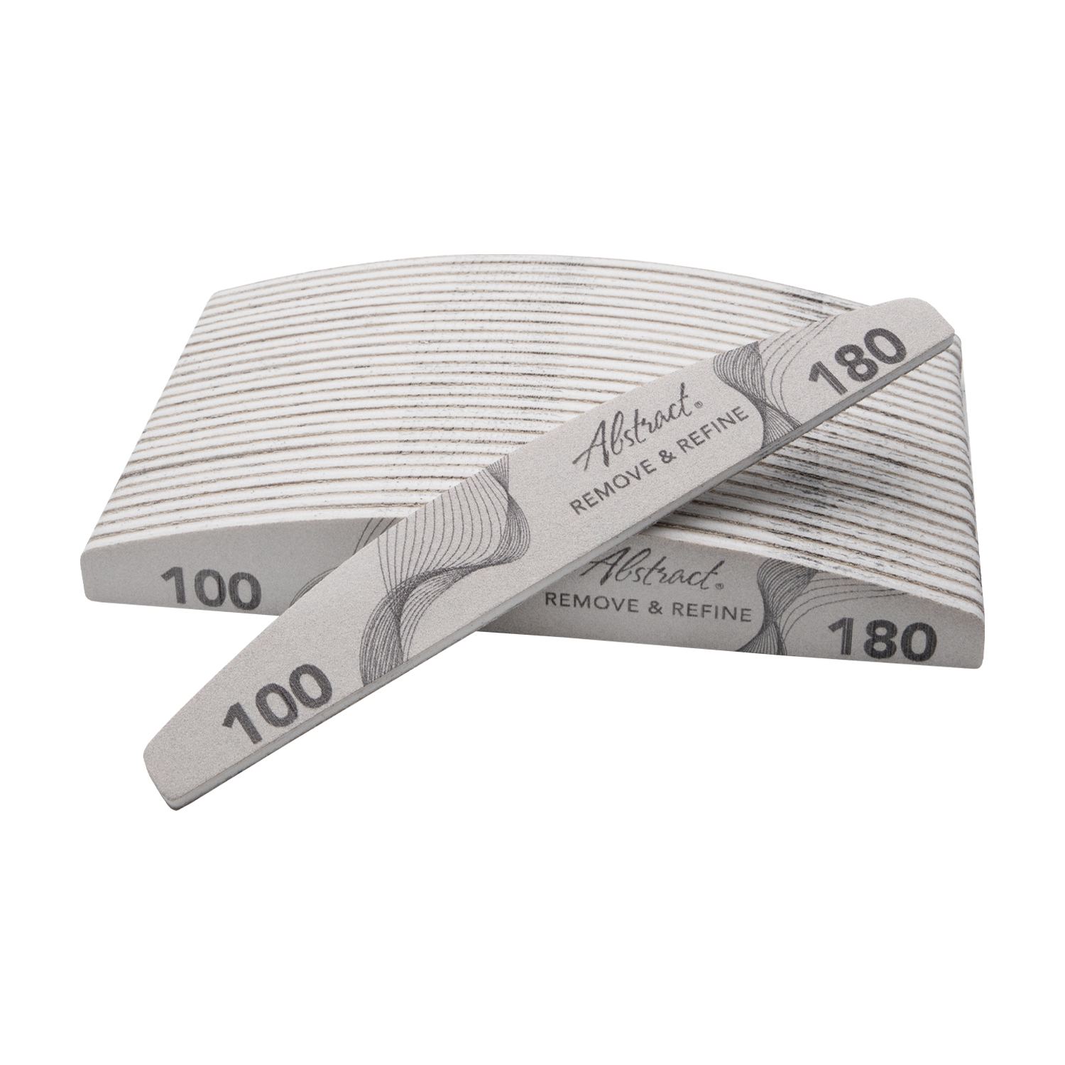 100/180 grit (25 pk) HALFMOON REMOVE & REFINE File, Abstract | 255655