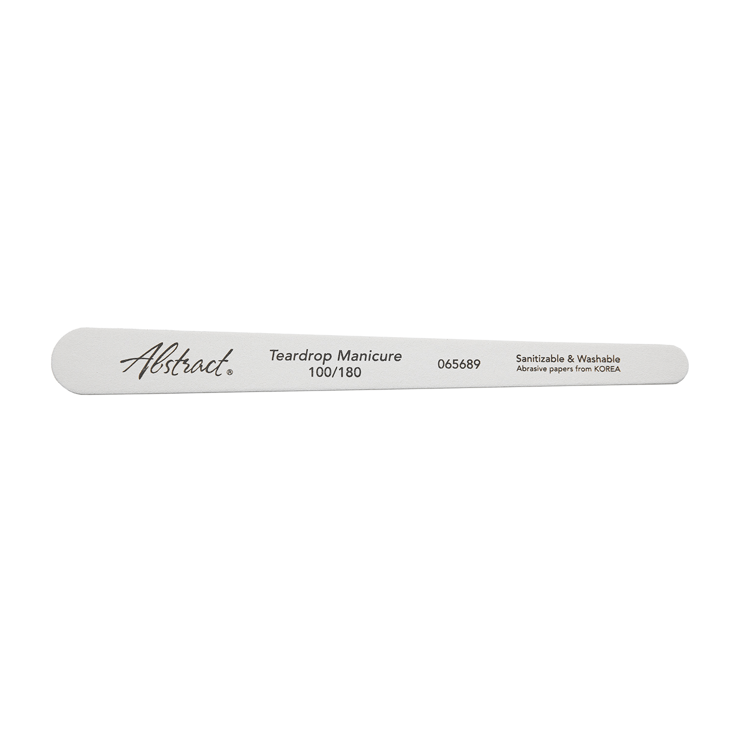 100/180 grit (100pk) TEARDROP MANICURE File, Abstract | 103462